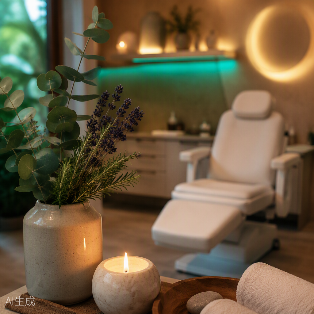Experiencia sensorial con aromaterapia en clínica PODOLUX